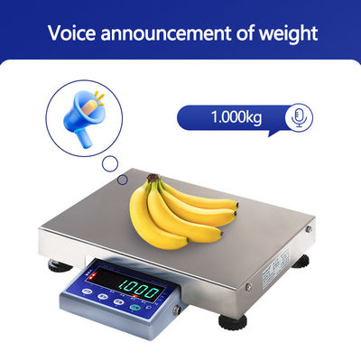 6kg 音声発表 電子テーブル 産業用秤 プラットフォーム SOHE AT-B