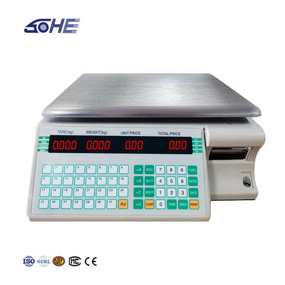 先進的なSHV-TMAバーコードテーブルスケール 30kg ABSプラスチック/ステンレス鋼プレート