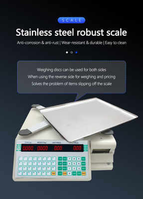 先進的なSHV-TMAバーコードテーブルスケール 30kg ABSプラスチック/ステンレス鋼プレート
