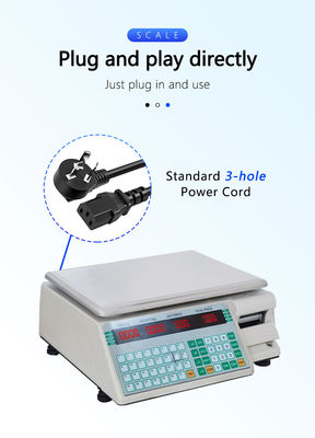 先進的なSHV-TMAバーコードテーブルスケール 30kg ABSプラスチック/ステンレス鋼プレート