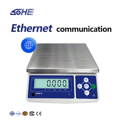 SHWDL-15KG イーサネット機能テーブルスケール,LCDディスプレイとAC/DC電源