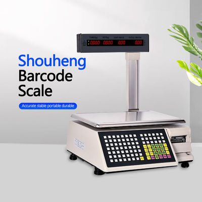 先進的な印刷バーコードテーブルスケール SHW-TMB 30kg AC 100-240V/DC21V電源