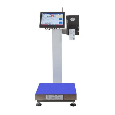 15インチ デスクトップ画面 SOHE 2024 15-200kg 豚肉と牛肉加工液晶ディスプレイ ラベルスケール