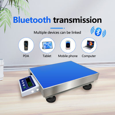 300*400mmのプラットフォームと150KGの容量を持つBluetoothポータブル産業秤