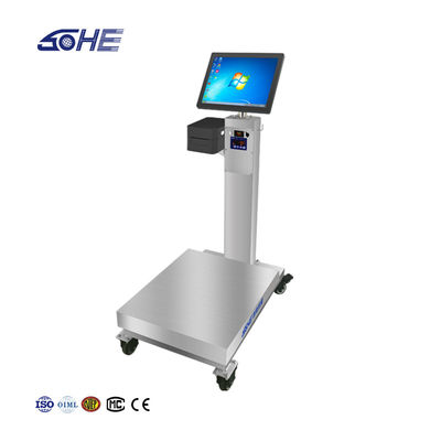 産業用プラットフォームスケール60cm×80cm ターニング15インチAndroidタッチスクリーン