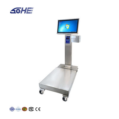 完全防水設計と50cm * 60cmプラットフォームのインテリジェントスケールモバイルバッテリー