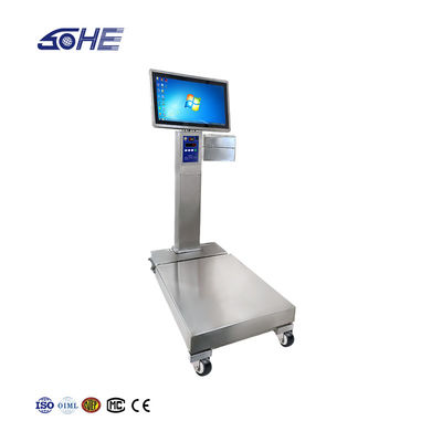 完全防水設計と50cm * 60cmプラットフォームのインテリジェントスケールモバイルバッテリー