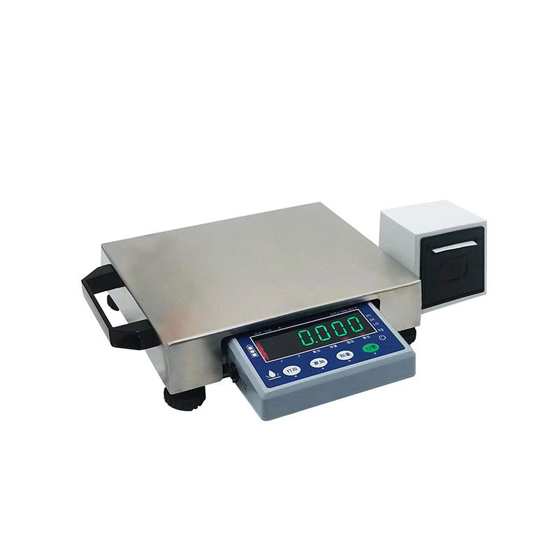 食品 防水 SOHE ATP 6KG テーブルのスケール 印刷ラベルとAC/DC電源