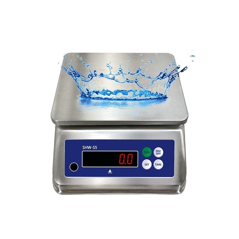 SOHE S5 3KG ステンレス・スティール・スケール 双LEDディスプレイとIP68防水評価
